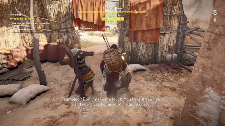 Aby rozpocząć tę misję musisz porozmawiać z kobietą w świątyni - Świat Atona | Zadania główne, solucja Curse of the Pharaohs - Assassins Creed Origins - poradnik do gry