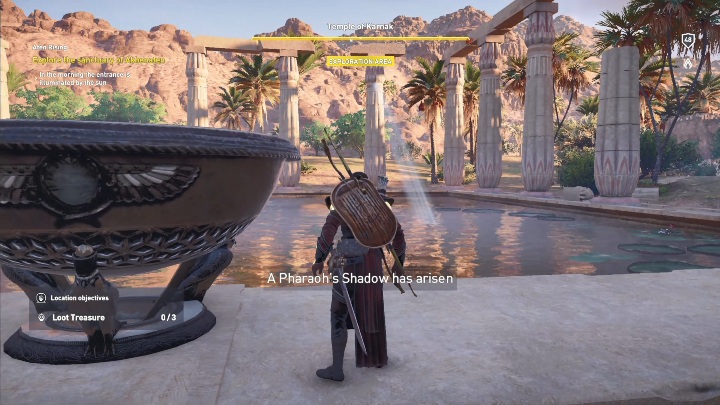 Z papirusem udaj się do sanktuarium - Świat Atona | Zadania główne, solucja Curse of the Pharaohs - Assassins Creed Origins - poradnik do gry