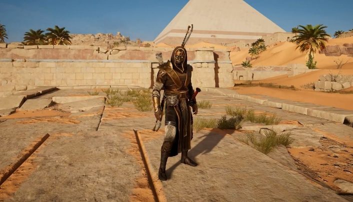 Zbroja Mityczny Wojownik prezentuje się tak. - New Game+ Assassins Creed Origins - Assassins Creed Origins - poradnik do gry
