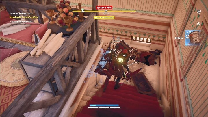 Na początku tej misji idź porozmawiać z Isiodrą - Klątwa Faraonów część 2 | Zadania główne, solucja Curse of the Pharaohs - Assassins Creed Origins - poradnik do gry