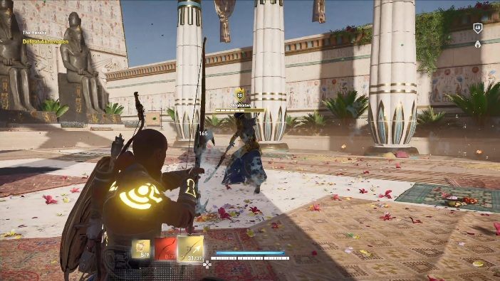 Aby go zabić musisz trzymać się od niego najdalej jak możesz - Bossowie w DLC AC Origins The Curse of the Pharaohs - Assassins Creed Origins - poradnik do gry