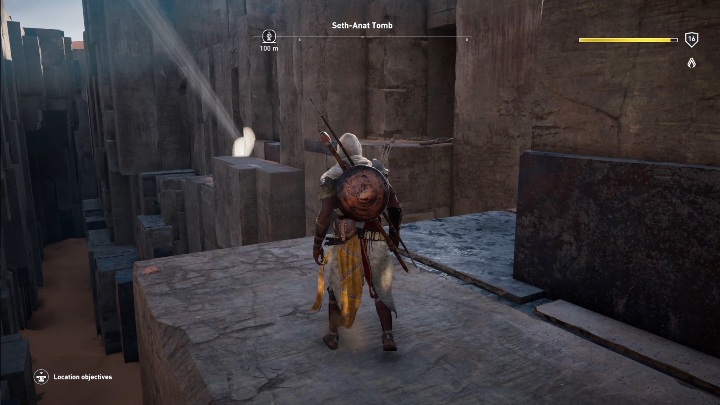 Po zniszczeniu pajęczyny podążaj znów za światlem - Grobowiec Seth-Anat Tomb | Deshert Desert | Grobowce | Assassins Creed Origins - Assassins Creed Origins - poradnik do gry