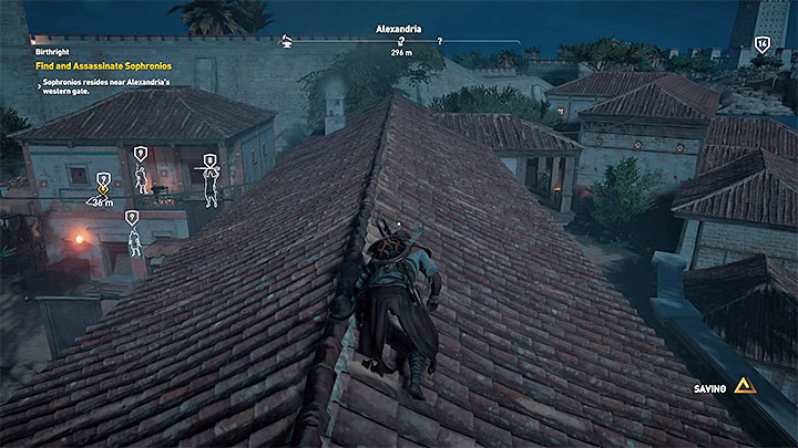 Kolejne zadanie w obrębie tego questu to zamordowanie Sophroniosa, który przebywa w Aleksandrii - Zadania Iment Nome i Jezioro Mareotis, questy poboczne, mapa questów | Solucja - Assassins Creed Origins - poradnik do gry