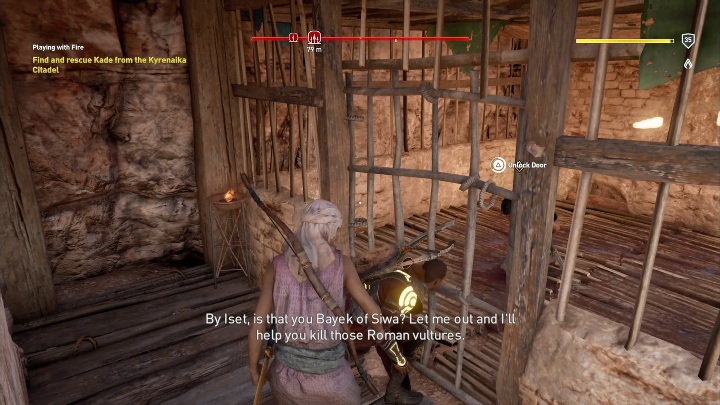 Bayek musi uratować Kade z rąk bandytów - Green Mountains i Libue Zadania poboczne, mapa questów | Solucja AC Origins - Assassins Creed Origins - poradnik do gry