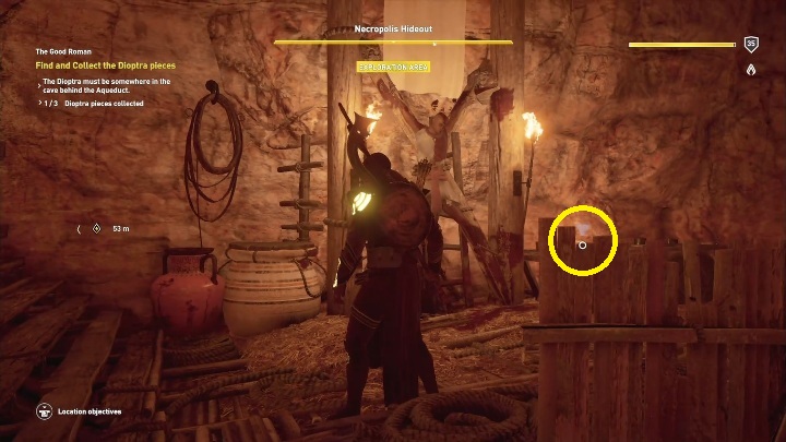 Aby ukończyć misję Playing of Fire musisz pierw zrobić The Good Roman - Green Mountains i Libue Zadania poboczne, mapa questów | Solucja AC Origins - Assassins Creed Origins - poradnik do gry