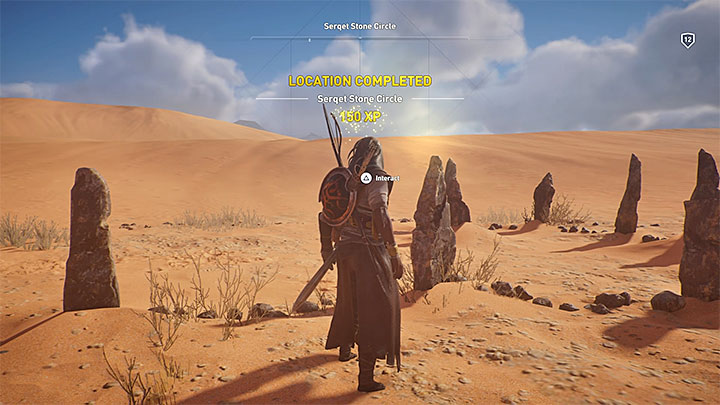W celu ukończenia odkrytej lokacji musisz wykonać w niej wszystkie czynności - Jak szybko zdobywać doświadczenie? | FAQ | Assassins Creed Origins - Assassins Creed Origins - poradnik do gry