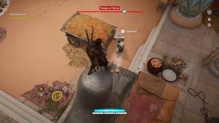 Gdy już odzyskasz swoje uzbrojenie będziesz musiał zabić Skarabeusza - Zadanie Kłamstwa Skarabeusza | Zadania główne | Solucja Assassins Creed Origins - Assassins Creed Origins - poradnik do gry