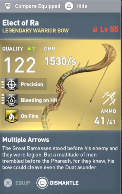 To legendarna broń, który zwiększa szansę na trafienia krytyczne przy każdym ciosie - Legendarne bronie w AC Origins The Curse of the Pharaohs - Assassins Creed Origins - poradnik do gry