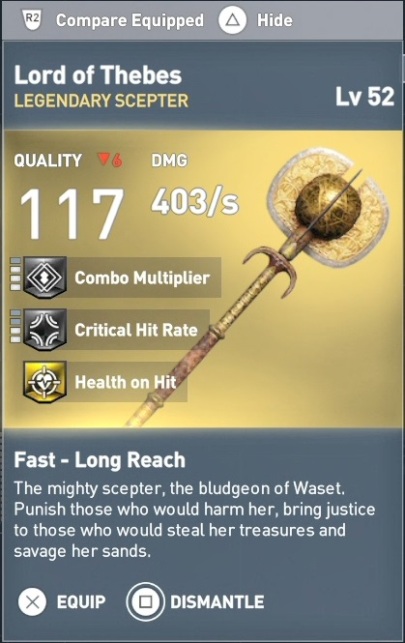 To legendarny łuk, który zwiększa swoje obrażenia jeśli strzelasz z ukrycia - Legendarne bronie w AC Origins The Curse of the Pharaohs - Assassins Creed Origins - poradnik do gry