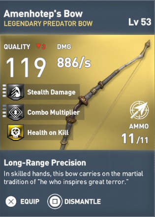 To podwójne ostrza, które regenerują adrenalinę i zwiększają szanse na obrażenie krytyczne - Legendarne bronie w AC Origins The Curse of the Pharaohs - Assassins Creed Origins - poradnik do gry