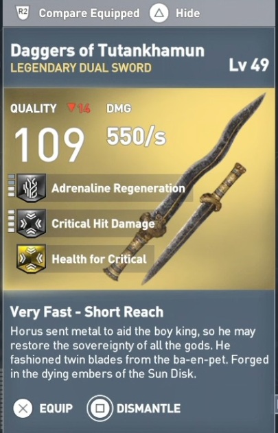 2 - Legendarne bronie w AC Origins The Curse of the Pharaohs - Assassins Creed Origins - poradnik do gry