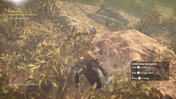 Trzecia znajduje się pod wodą - Teby | Zadania poboczne i zaświaty, solucja - Assassins Creed Origins - poradnik do gry