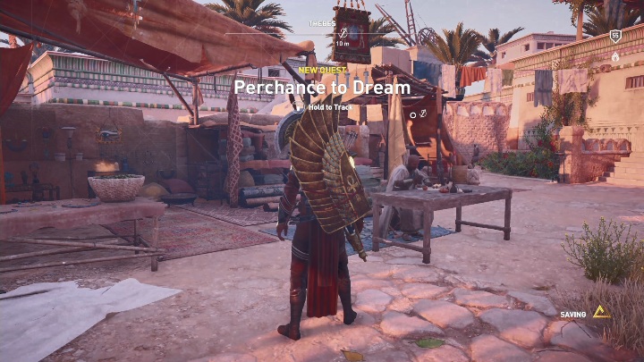 Po ukończeniu misji Mistrz Tajemnej Wiedzy odblokuje ci się nowe zadanie - Niezrozumiałe sny - Teby | Zadania poboczne i zaświaty, solucja - Assassins Creed Origins - poradnik do gry