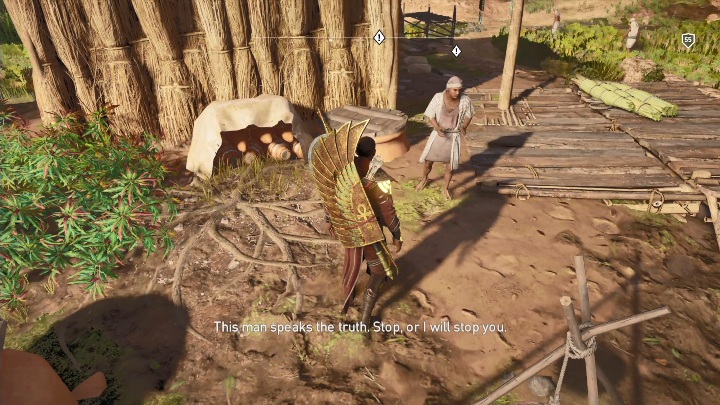 Na brzegu rzeki w Nekropoli w Tebach spotkasz mężczyznę - Nekropolia w Tebach | Zaświaty i zadania poboczne - Assassins Creed Origins - poradnik do gry