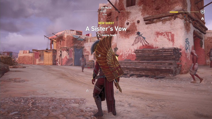 Gdy zdobędziesz Amulet pojedź do Raii i oddaj jej go - Nekropolia w Tebach | Zaświaty i zadania poboczne - Assassins Creed Origins - poradnik do gry