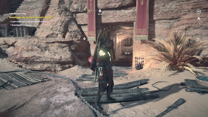 Na początku tej misji musisz przejrzeć grobowiec matki Isidory - Nom Yebu, zadania i questy, solucja AC Origins The Curse of the Pharaohs - Assassins Creed Origins - poradnik do gry