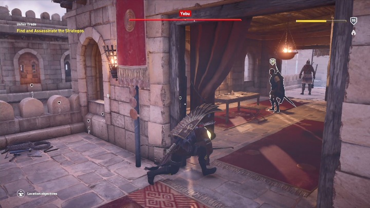 W tej misji musisz znaleźć i zabić Strategosa - Nom Yebu, zadania i questy, solucja AC Origins The Curse of the Pharaohs - Assassins Creed Origins - poradnik do gry