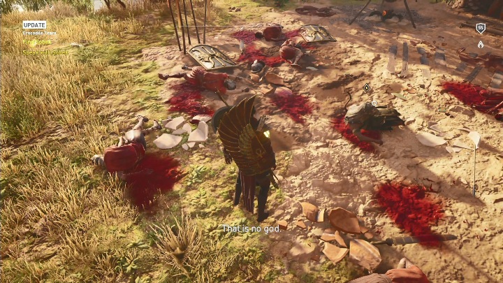 Misja Krokodyle Łzy polega na odnalezieniu Sobka - Nom Yebu, zadania i questy, solucja AC Origins The Curse of the Pharaohs - Assassins Creed Origins - poradnik do gry