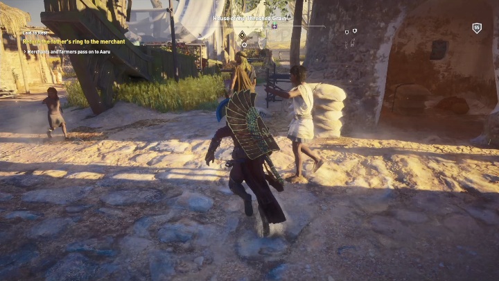 Do Zaświatów możesz przenieść się za pomocą mapy, nie musisz podążać za znacznikami do grobowca - Nom Yebu, zadania i questy, solucja AC Origins The Curse of the Pharaohs - Assassins Creed Origins - poradnik do gry