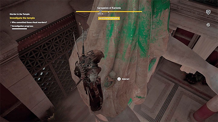 Miejsce zbrodni jest w świątyni Karanis - Fajum i Oaza Fajum Zadania poboczne, mapa questów | Solucja AC Origins - Assassins Creed Origins - poradnik do gry