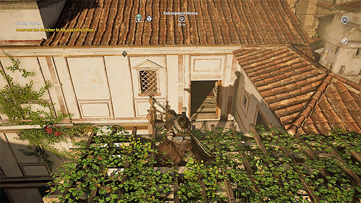 Powróć na suchy ląd i wyrusz do miasta Soknopaiou Nesos - Fajum i Oaza Fajum Zadania poboczne, mapa questów | Solucja AC Origins - Assassins Creed Origins - poradnik do gry