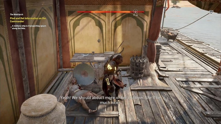 Na początku misji musisz znaleźć i wynieść zakładnika z Kerke Wharf - Atef-Pehu Nome i Haueris Nome Zadania poboczne, mapa questów | Solucja - Assassins Creed Origins - poradnik do gry