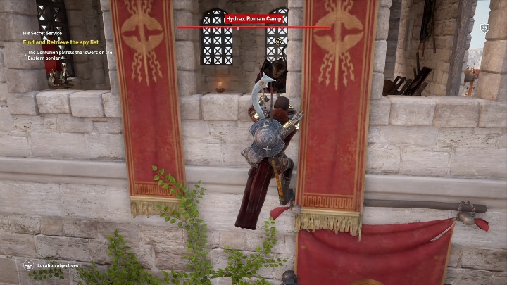 Bayek po wyciągnięciu mężczyzny z klatki musi wynieść go poza teren obozu wroga - Cyrenejka - Zadania poboczne, mapa, questy | Solucja Assassins Creed Origins - Assassins Creed Origins - poradnik do gry