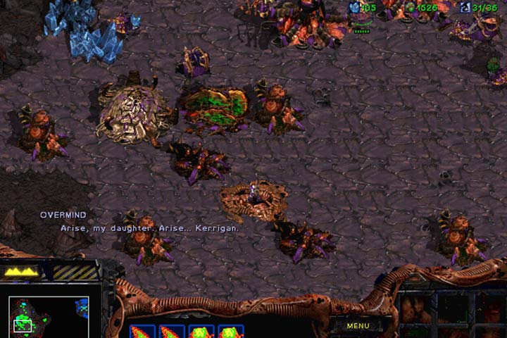 Skup się na obronie Chrysalis, aż do momentu pojawienia się Kerrigan. - Misja 4 - Agent of the Swarm | Kampania Zergów | StarCraft Remastered - StarCraft: Remastered - poradnik do gry