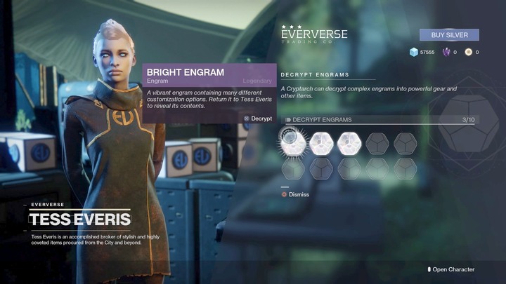 Jasny Pył otrzymasz za rozmontowanie przedmiotów znalezionych w Białych Engramach - Destiny 2: Białe Engramy i Jasny Pył - jak zdobyć? - Destiny 2 - poradnik do gry