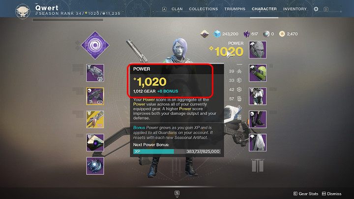 Jeśli jesteś nowym Graczem i dopiero zaczynasz swoją przygodę z grą Destiny 2 rozpoczniesz z Poziomem Mocy o wartości 750 - Destiny 2: Postać - jak szybko levelować i zdobywać moc? - Destiny 2 - poradnik do gry