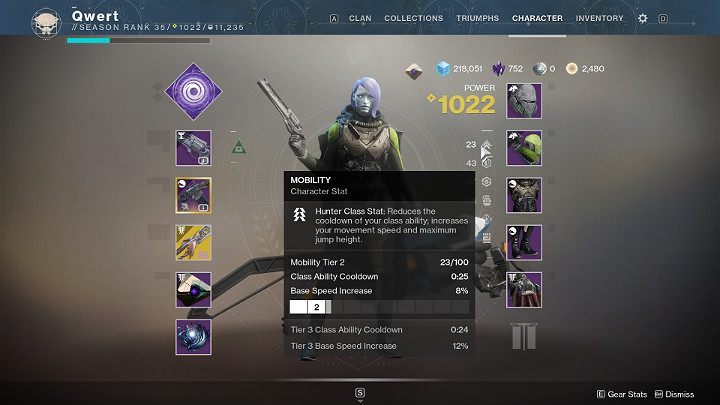 Tier (poziom atrybutu) - Destiny 2: Atrybuty - rozwój postaci - Destiny 2 - poradnik do gry