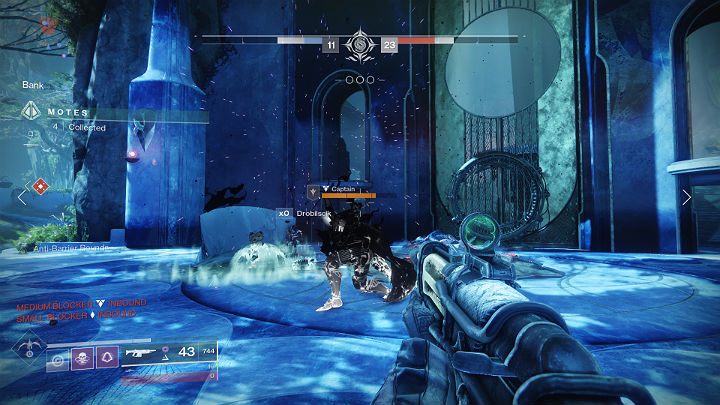 Gdy drużynie uda się zdeponować łącznie 25 Motes, a następnie 50 Motes (w Gambit Prime dodatkowo próg 75 Motes) przy banku otworzy się portal, który umożliwi tylko jednemu zawodnikowi przejście na stronę przeciwnika - Destiny 2: Gambit - tryb rozgrywki - Destiny 2 - poradnik do gry