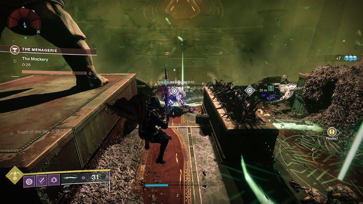 Gdy zdeponujesz odpowiednią ilość dusz do ołtarzy na arenie pojawią się 3 mini-bossy Treasured Ogre po jednym na każdy ołtarz - Destiny 2: Menażeria (The Menagerie) - tryb rozgrywki - Destiny 2 - poradnik do gry