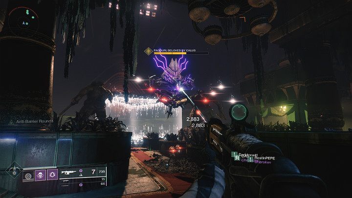 Gdy przeciwnik pojawi się na środku areny będzie można zacząć go DPS-ować - Destiny 2: Menażeria (The Menagerie) - tryb rozgrywki - Destiny 2 - poradnik do gry