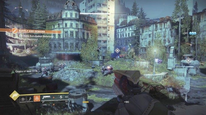 Jedna z misji przygodowych - nie są łatwe i nierzadko trafisz w sam środek walk międzyrasowych - Destiny 2: Mapy, znaczniki i aktywności - Destiny 2 - poradnik do gry