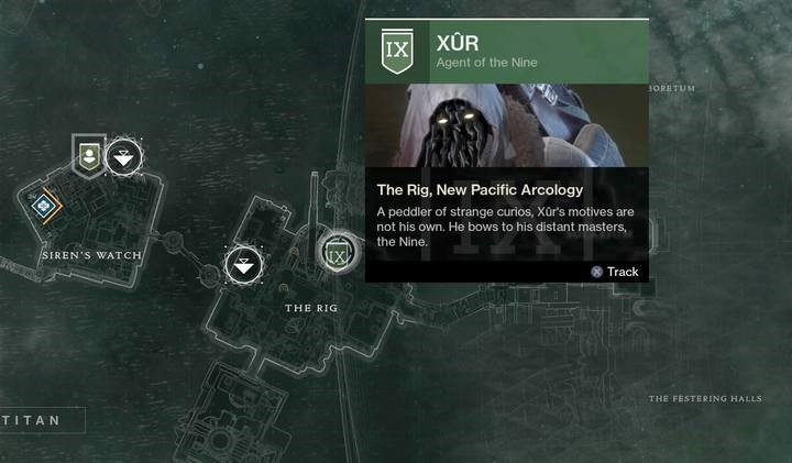 U owego handlarza możesz zakupić przede wszystkim Egzotyczne Engramy (raz w tygodniu) i przedmioty legendarne i egzotyczne, wysokiego poziomu, co umożliwia części graczy łatwiejsze wbijanie wyższych poziomów Mocy - Destiny 2: Handlarz Xur - Destiny 2 - poradnik do gry