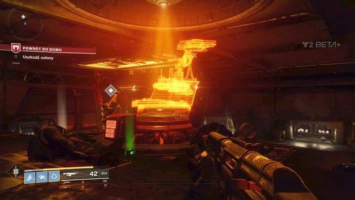 Z tego komputera możesz pobrać potrzebne ci plany. - Destiny 2: Powrót do domu, Uszkodź osłony - solucja, opis przejścia - Destiny 2 - poradnik do gry
