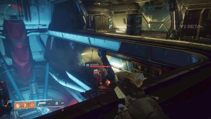 Musisz zeskoczyć na najniższy poziom statku. - Destiny 2: Powrót do domu, Uszkodź osłony - solucja, opis przejścia - Destiny 2 - poradnik do gry