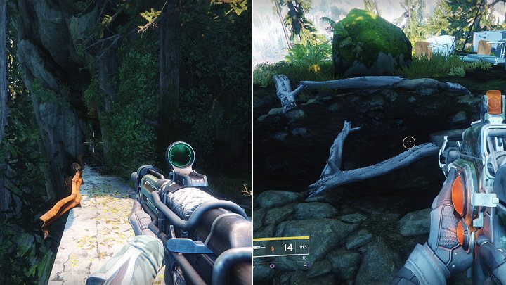 Idź przed siebie aż dotrzesz do klifu z wygiętą barierą i kawałkiem drogi, który można zauważyć na powyższym obrazku z lewej strony - Destiny 2: Rewolwer Thorn - jak zdobyć? - Destiny 2 - poradnik do gry