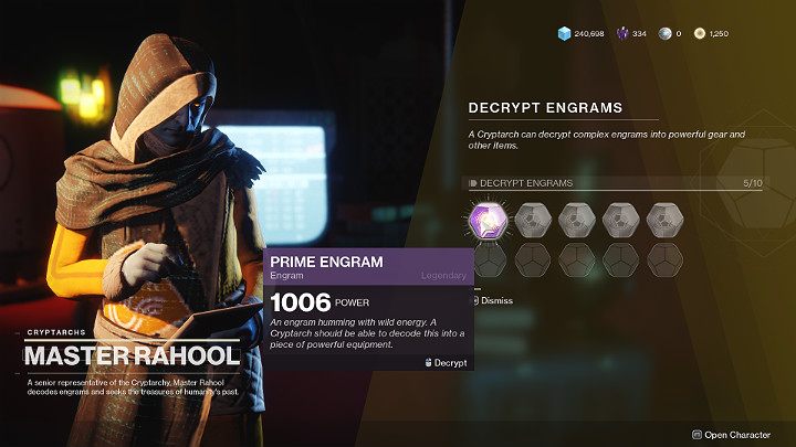 Mnemonic Engram to specjalny rodzaj Engramu, który zawiera w sobie przedmioty kosmetyczne, emotki i akcesoria z poprzednich sezonów Destiny 2 - Destiny 2: Engramy - jak rozkodować? - Destiny 2 - poradnik do gry