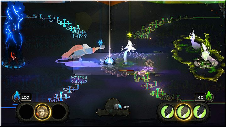 Jodariel jest bardzo powolna, ale za to dysponuje wielką siłą i dużą Aurą - Scribe Trials | Opis przejścia | Pyre - Pyre - poradnik do gry