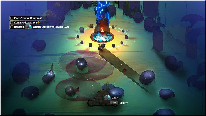 W trakcie podróży do kolejnego Obrzędu, Twoja drużyna napotka po drodze pewne niebezpieczeństwo i będzie musiała rozbić obóz, aby przygotować się na atak ze strony nieznanych stworów - Obrzędy 1-8 | Opis przejścia | Pyre - Pyre - poradnik do gry