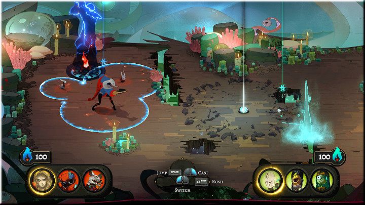 W kolejnym Obrzędzie stawisz czoła drużynie Rycerzy, których największym atutem jest niesłychana szybkość i skoczność - Obrzędy 1-8 | Opis przejścia | Pyre - Pyre - poradnik do gry