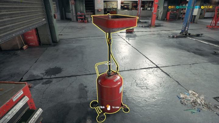 Spust oleju - Wyposażenie warsztatu w grze Car Mechanic Simulator 2018 - Car Mechanic Simulator 2018 - poradnik do gry