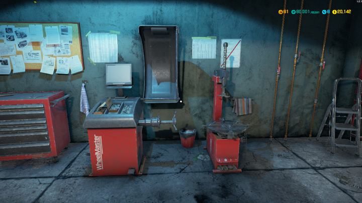 Montażownica i wyważarka do kół - Wyposażenie warsztatu w grze Car Mechanic Simulator 2018 - Car Mechanic Simulator 2018 - poradnik do gry