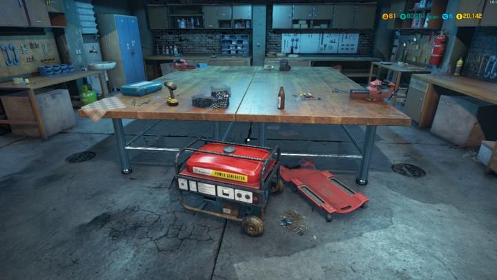 Stół naprawczy - Wyposażenie warsztatu w grze Car Mechanic Simulator 2018 - Car Mechanic Simulator 2018 - poradnik do gry