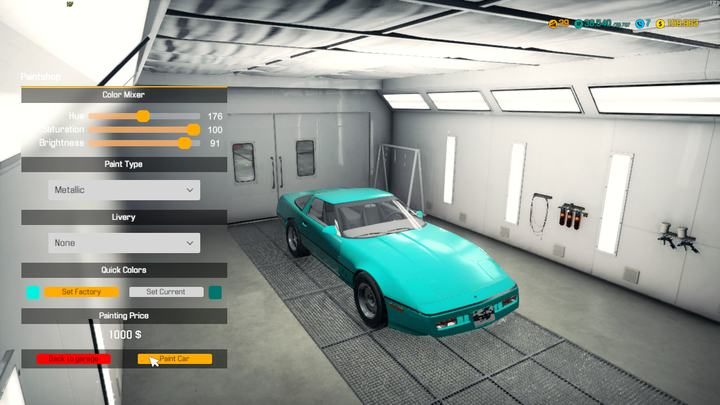 Lakiernia - Wyposażenie warsztatu w grze Car Mechanic Simulator 2018 - Car Mechanic Simulator 2018 - poradnik do gry