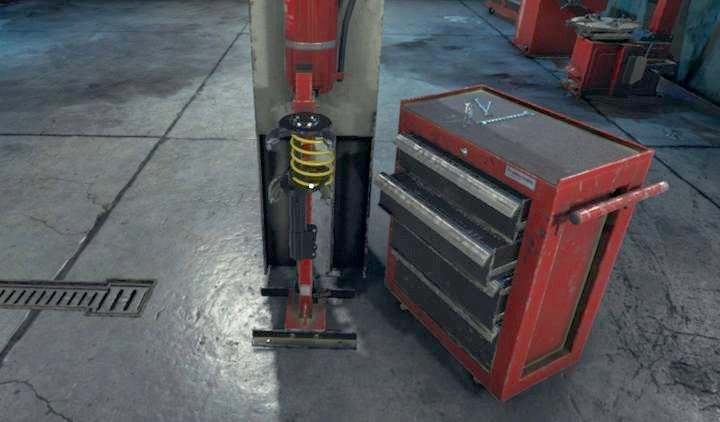 Ściągacz do sprężyn - Jak rozmontować amortyzator? | FAQ | Car Mechanic Simulator 2018 - Car Mechanic Simulator 2018 - poradnik do gry