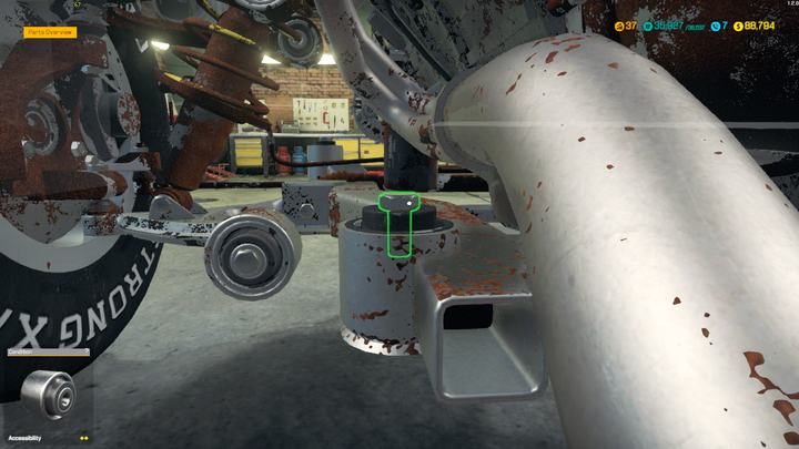 Nie zapomnij o dwóch tulejach w belce. - Zlecenie 28 - Bolt Atlanta | Zlecenia w grze Car Mechanic Simulator 2018 - Car Mechanic Simulator 2018 - poradnik do gry