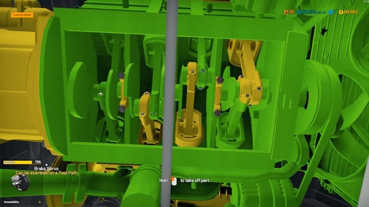 Tłoki oznaczone na zdjęciu na zielono muszą zostać wymienione. - Zlecenie 29 - Mayen M8 | Zlecenia fabularne w Car Mechanic Simulator 2018 - Car Mechanic Simulator 2018 - poradnik do gry